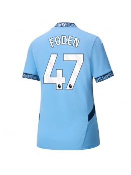 Manchester City Phil Foden #47 Replika Hemmakläder Dam 2024-25 Kortärmad